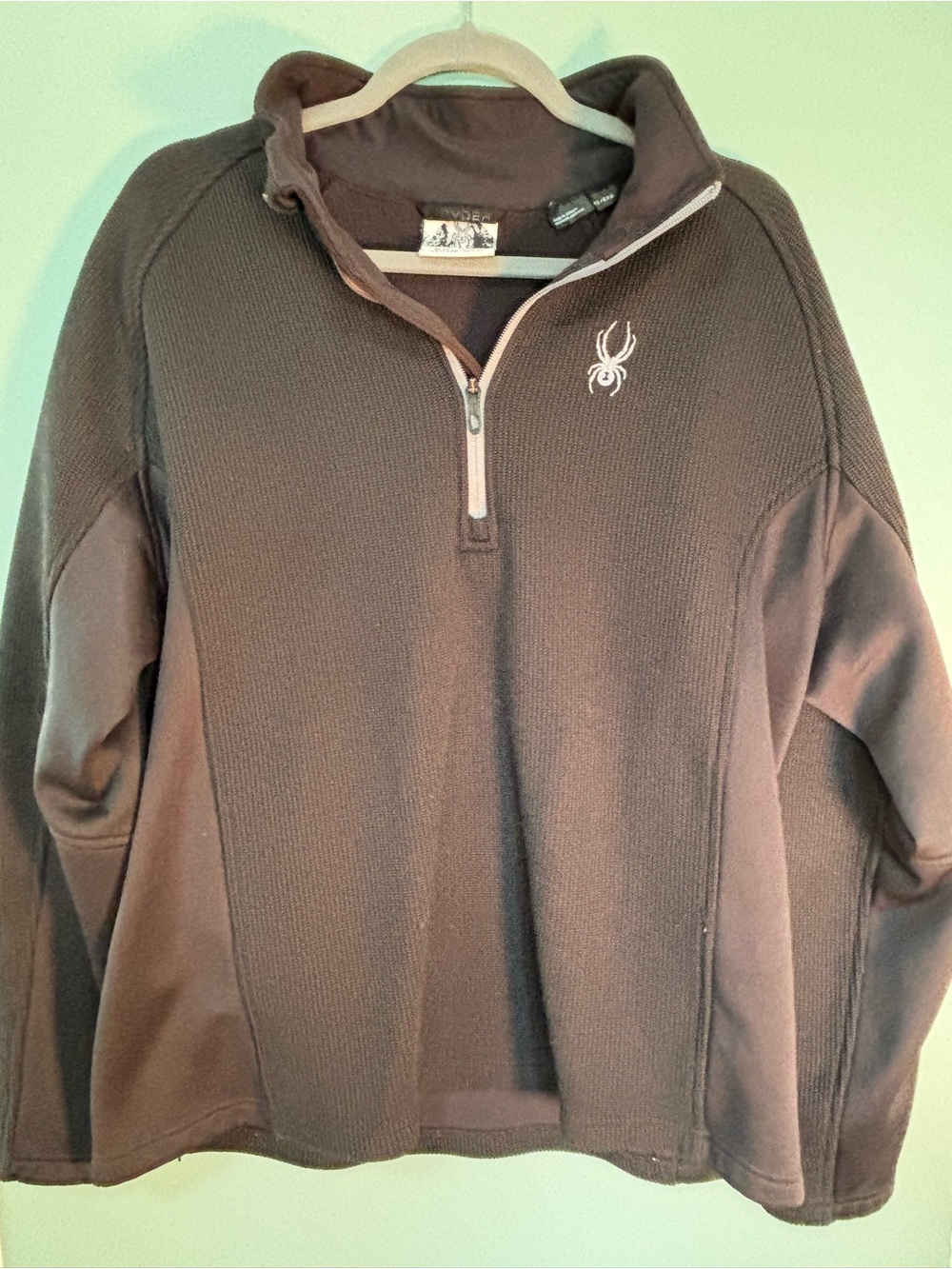 Spyder Men's Black Performance Half-Zip Jacket